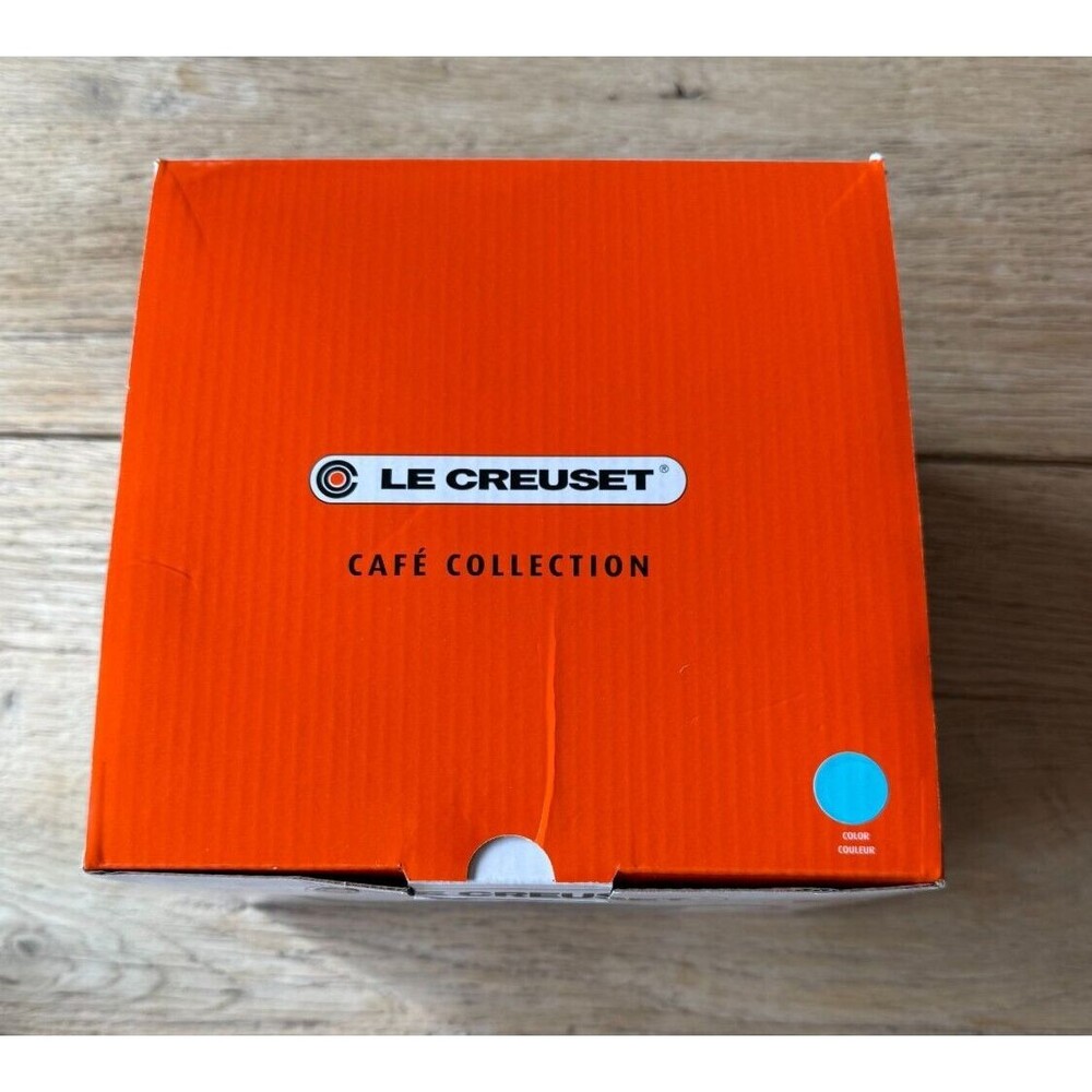 NEW Le Creuset Stoneware Large Round 44oz Teapot w/Infuser Turquoise Bl… - Picture 2 of 15
